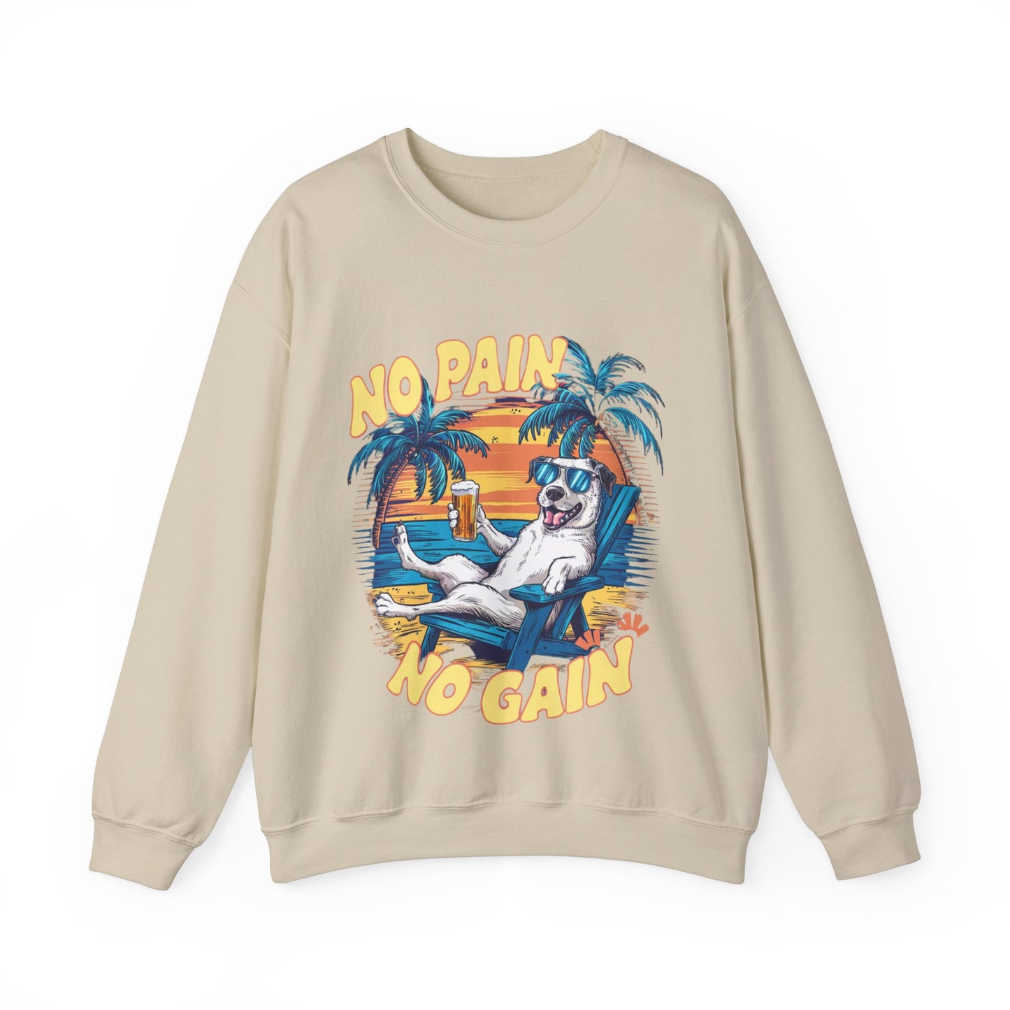 Sweatshirt No Pain No Gain vacation