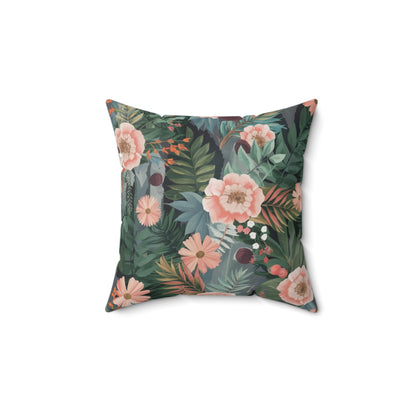 Bohemian Floral Throw Pillow - Spring/Summer Collection