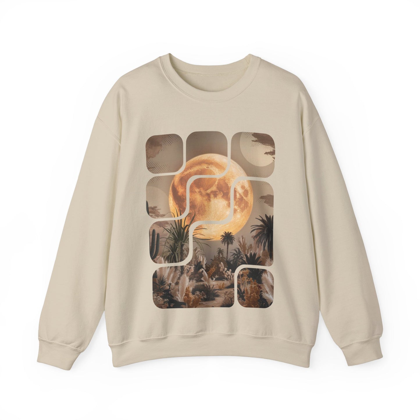 A captivating minimalist and surreal sweatshirt