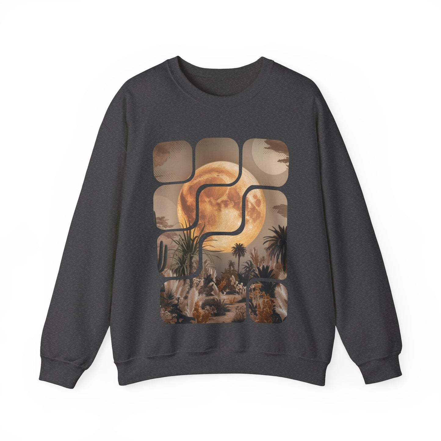 A captivating minimalist and surreal sweatshirt