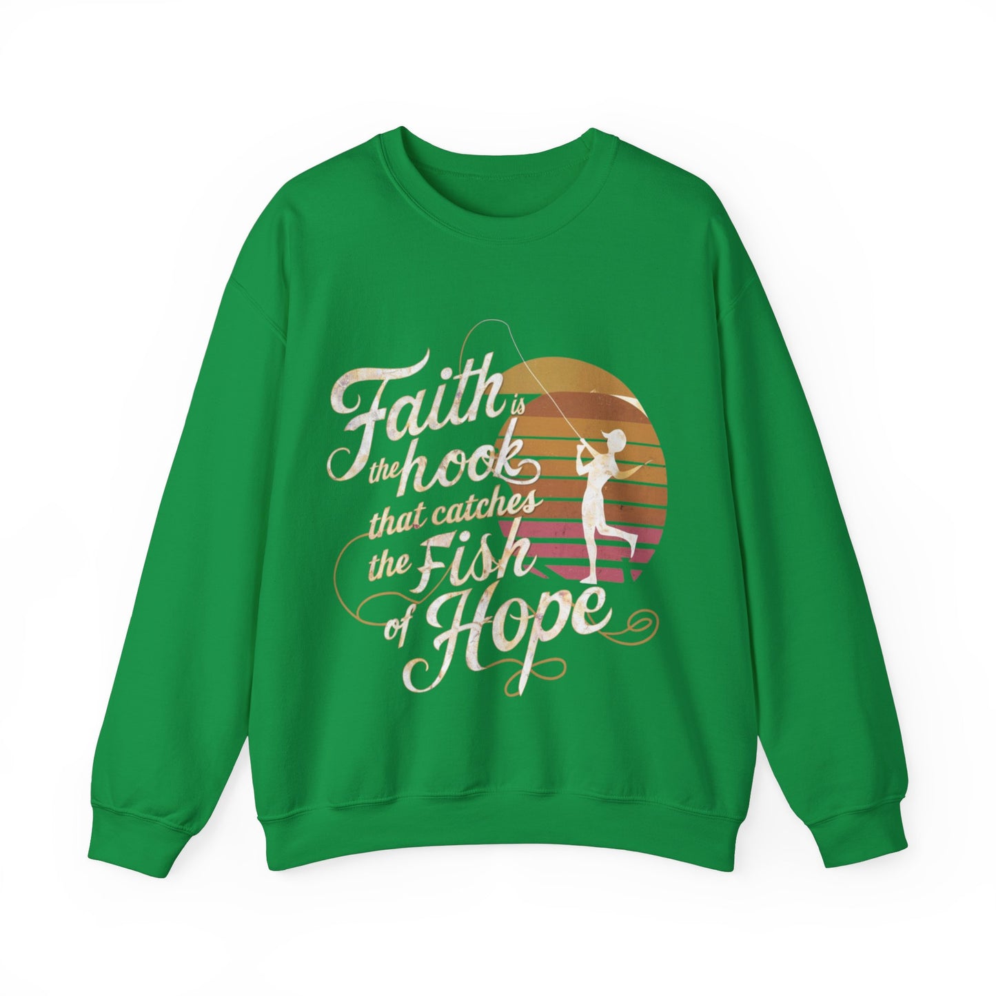 Hope's Catch: Faith-Inspired Sweatshirt