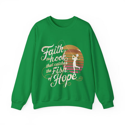 Hope's Catch: Faith-Inspired Sweatshirt