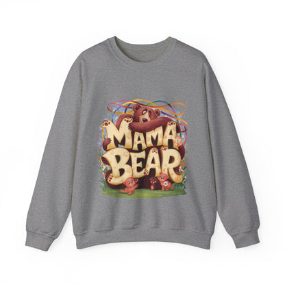 Sweatshirt Mama bear watches 2 children, mother day, new beby.