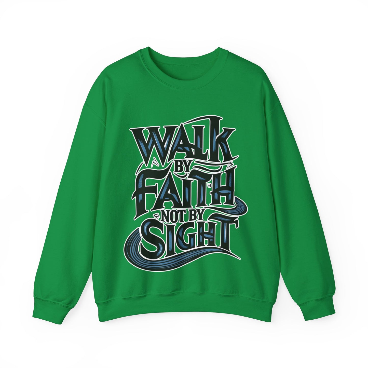 Walk by faith, not by sight Christian sweatshirt, Bible Verse, Easter Gift, Easter Shirt,  Religious Gifts, Valentines Day