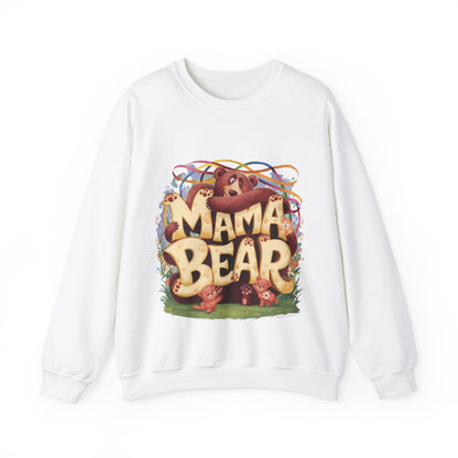 Sweatshirt Mama bear watches 2 children, mother day, new beby.