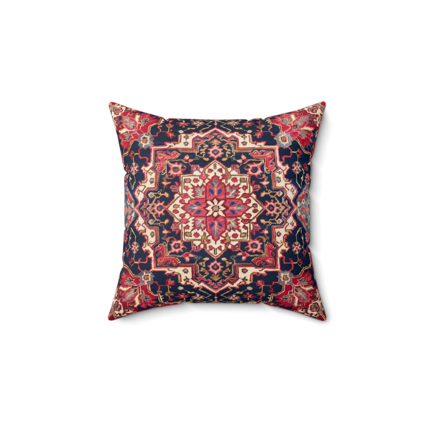 Turkish Rug Style Pillow, Boho Cushion, Moroccan Persian Pillow