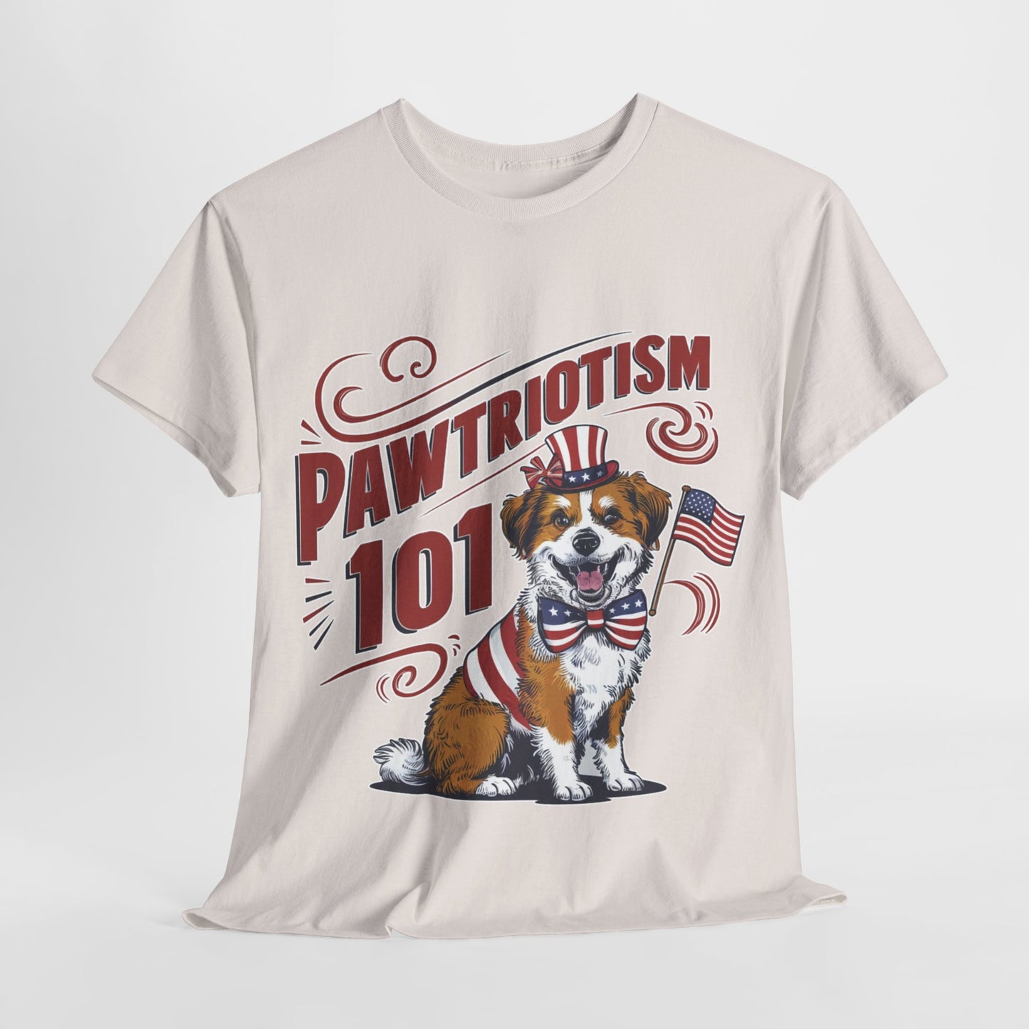 Pawtriotism 101 T-Shirt, 4th of July Shirt, Fourth of July Shirt, American Dog Mama Shirt, Patriotic Dog Mom Shirt, Independence Day