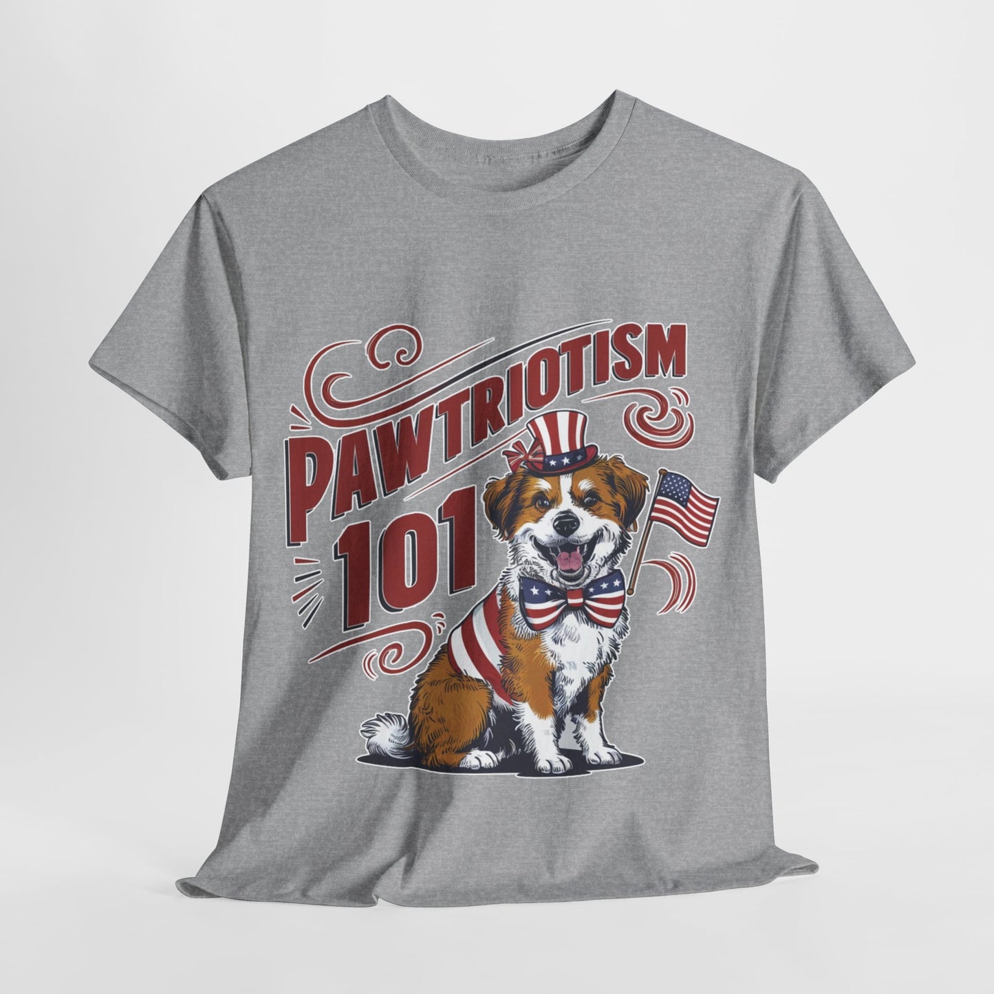 Pawtriotism 101 T-Shirt, 4th of July Shirt, Fourth of July Shirt, American Dog Mama Shirt, Patriotic Dog Mom Shirt, Independence Day