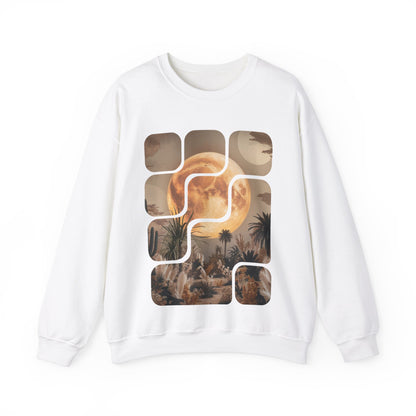 A captivating minimalist and surreal sweatshirt