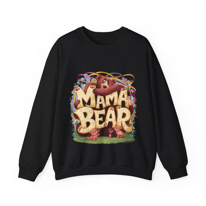 Sweatshirt Mama bear watches 2 children, mother day, new beby.