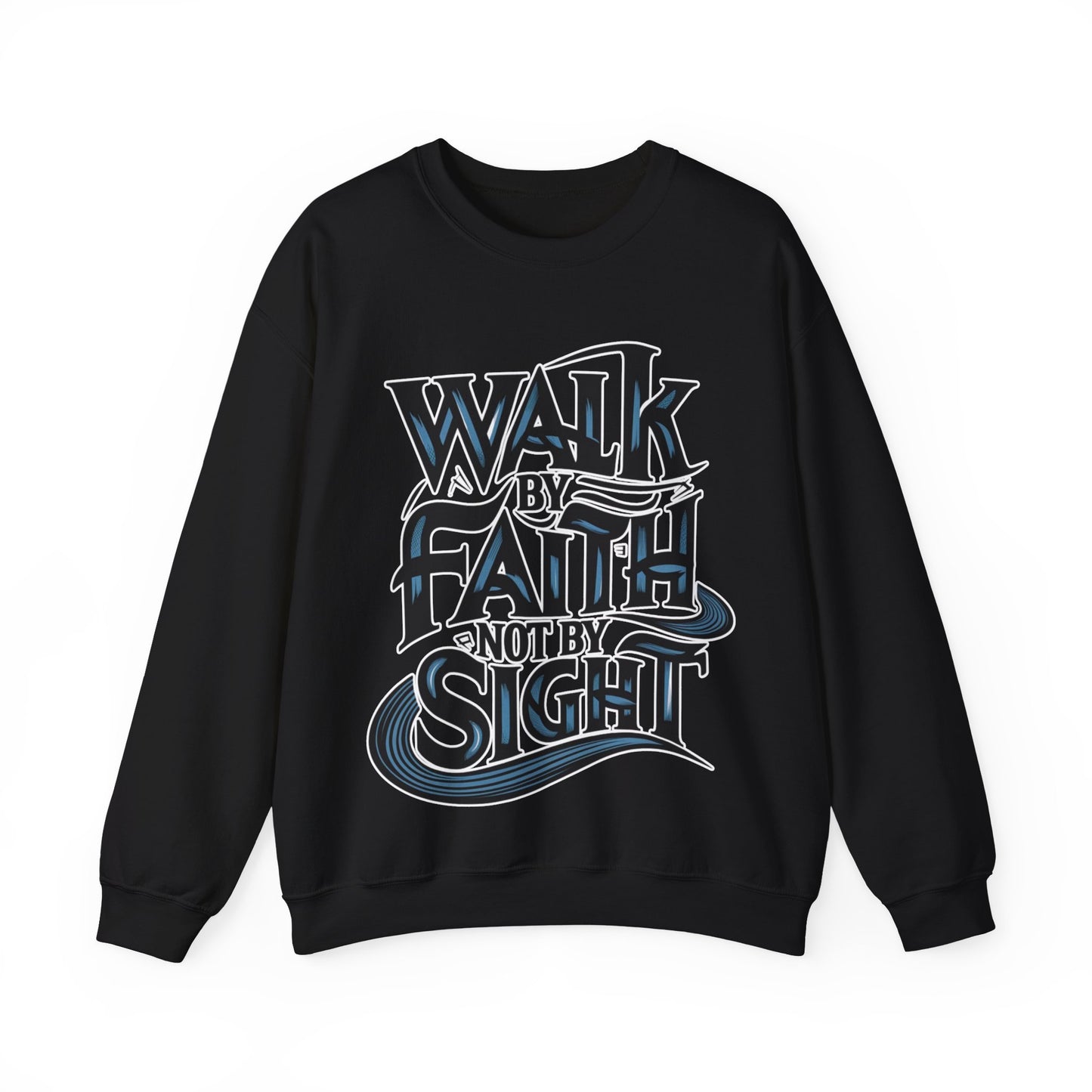 Walk by faith, not by sight Christian sweatshirt, Bible Verse, Easter Gift, Easter Shirt,  Religious Gifts, Valentines Day