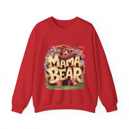 Sweatshirt Mama bear watches 2 children, mother day, new beby.