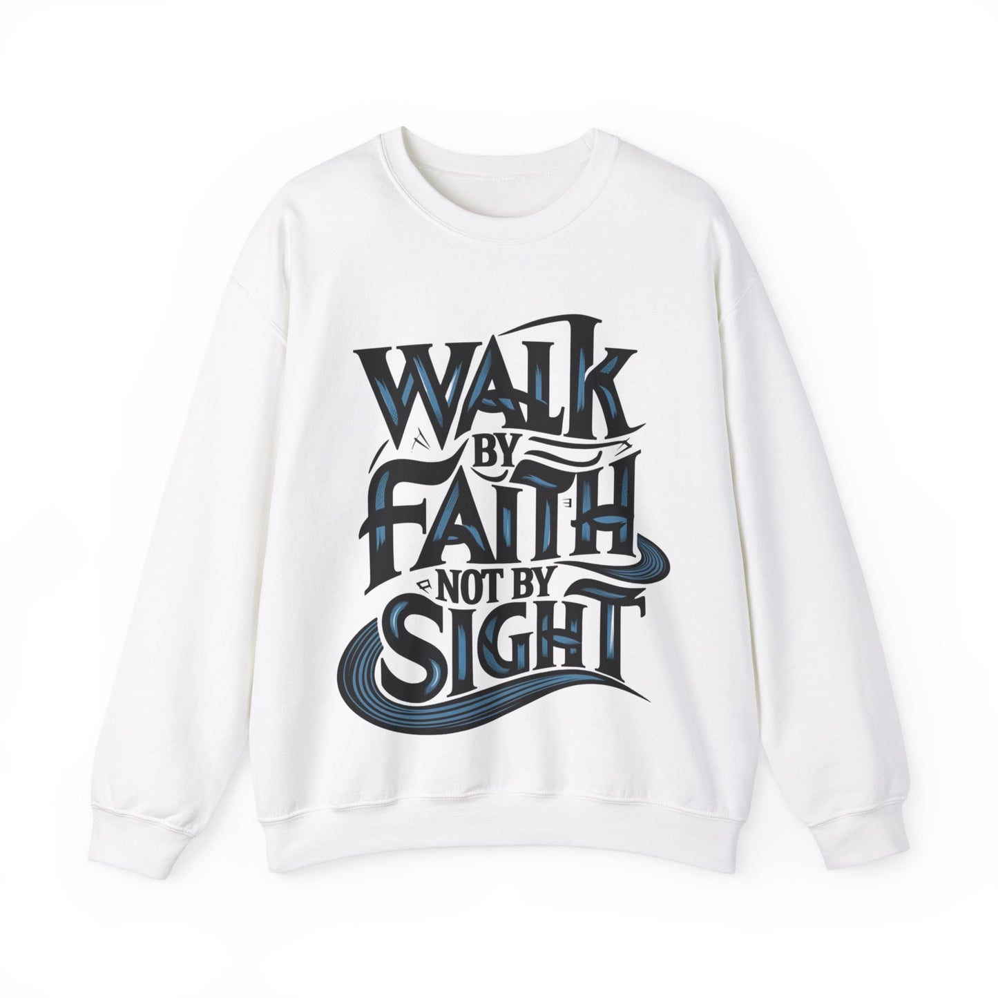 Walk by faith, not by sight Christian sweatshirt, Bible Verse, Easter Gift, Easter Shirt,  Religious Gifts, Valentines Day