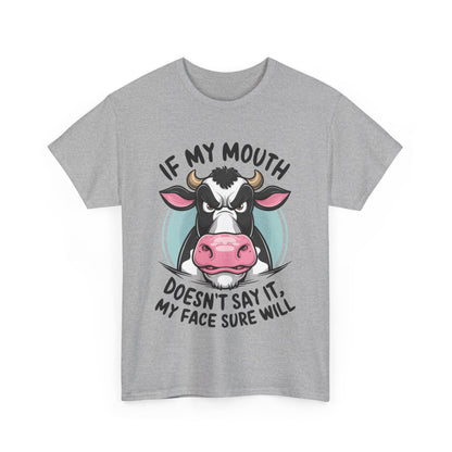 Sassy Cow Expression Sweatshirt