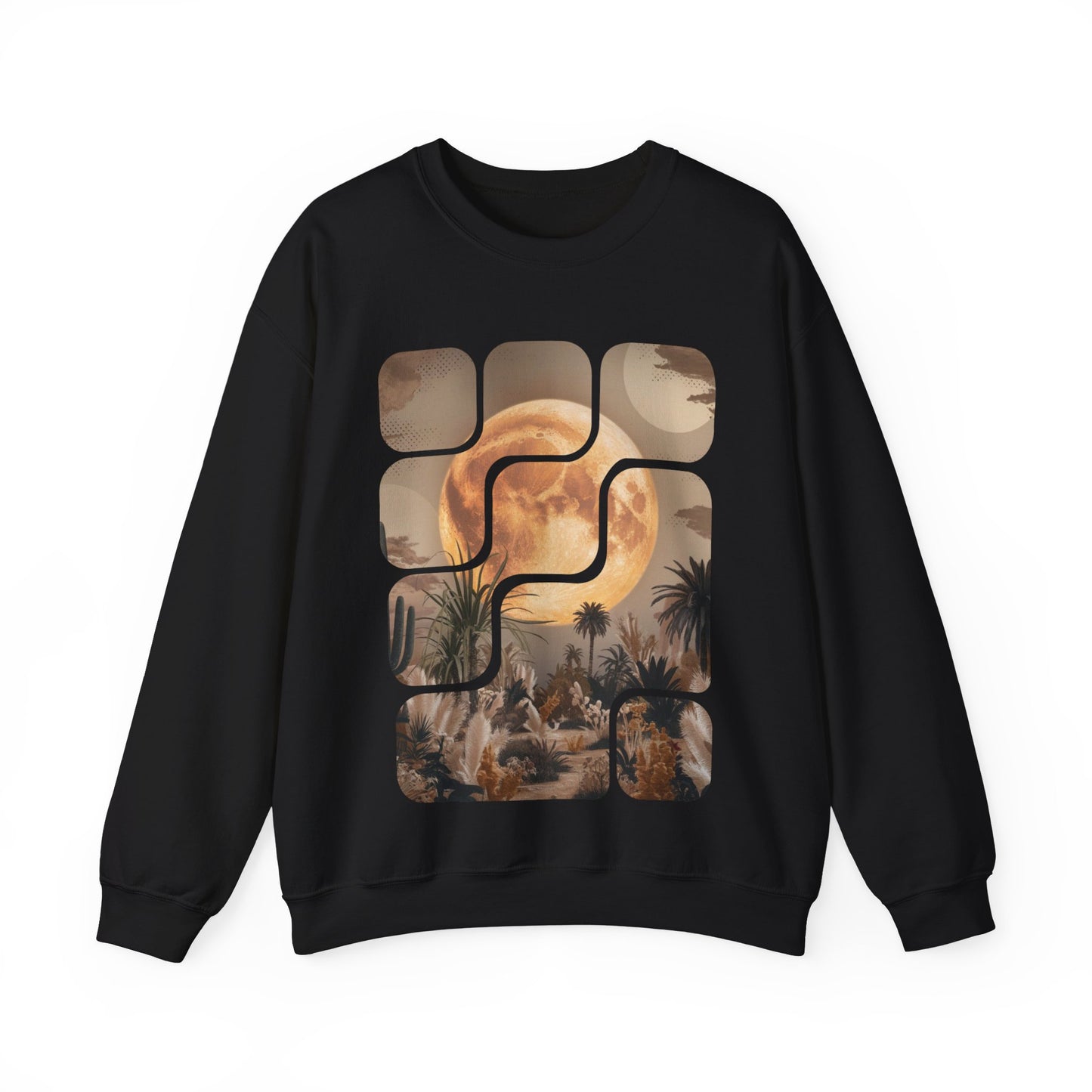 A captivating minimalist and surreal sweatshirt