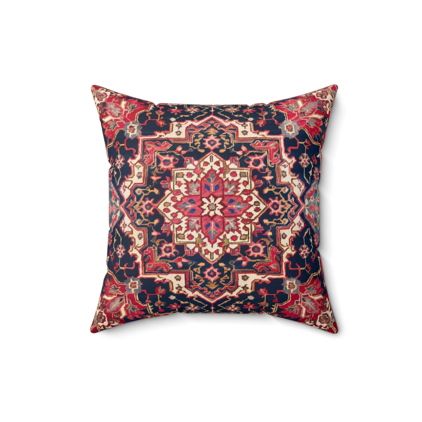 Turkish Rug Style Pillow, Boho Cushion, Moroccan Persian Pillow