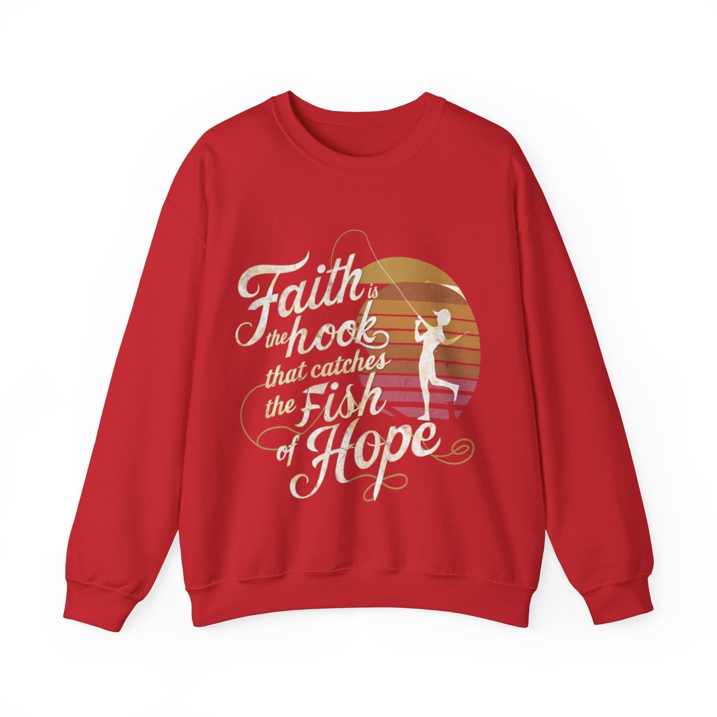 Hope's Catch: Faith-Inspired Sweatshirt