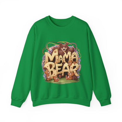 Sweatshirt Mama bear watches 4 children, mother day, new beby.