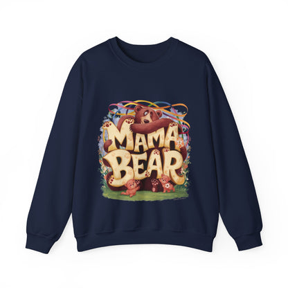 Sweatshirt Mama bear watches 2 children, mother day, new beby.