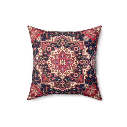 Turkish Rug Style Pillow, Boho Cushion, Moroccan Persian Pillow