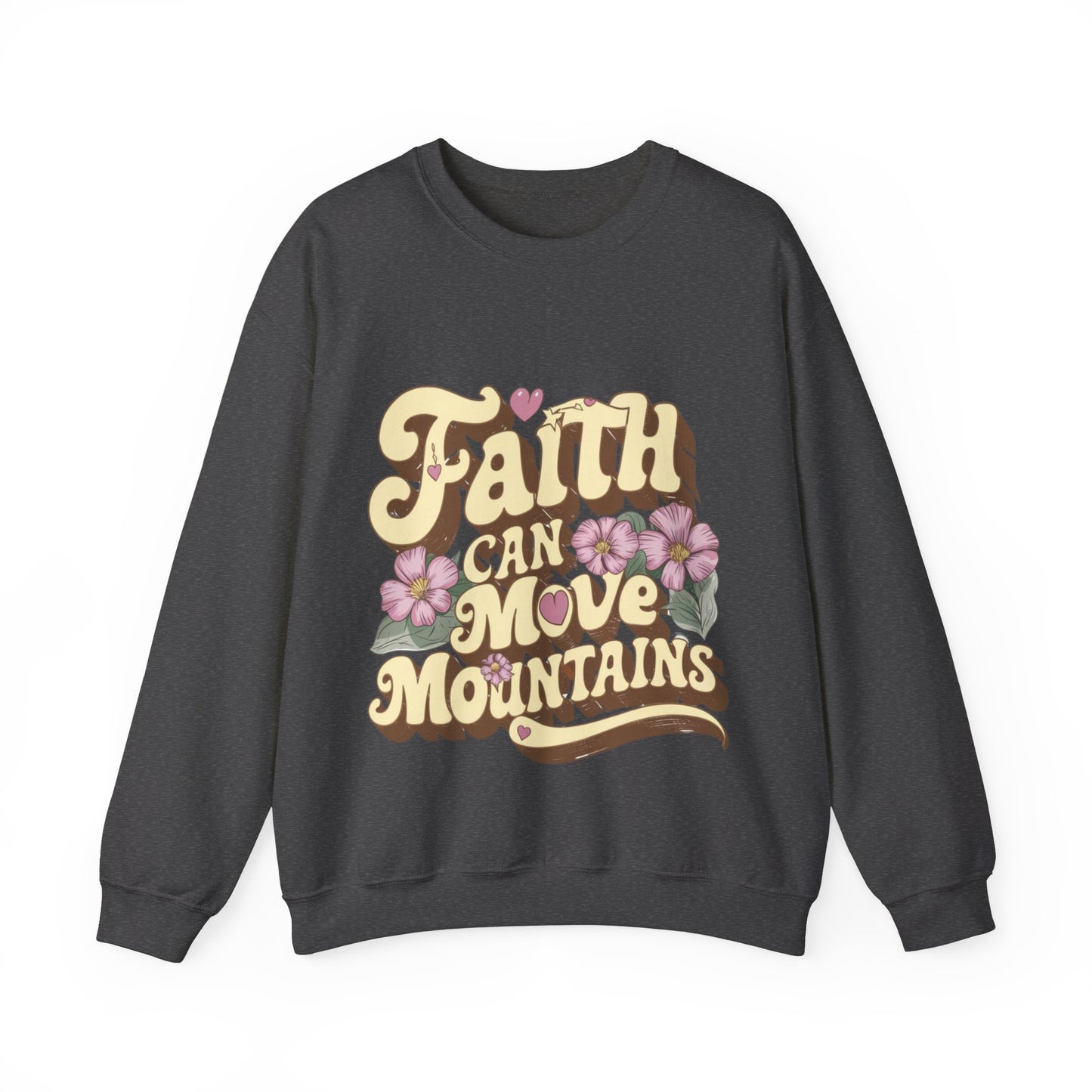 Faith Can Move Mountains, Christian Shirt, Bible Verse Shirt, Christian Comfort Colors, Oversized Jesus Tshirt