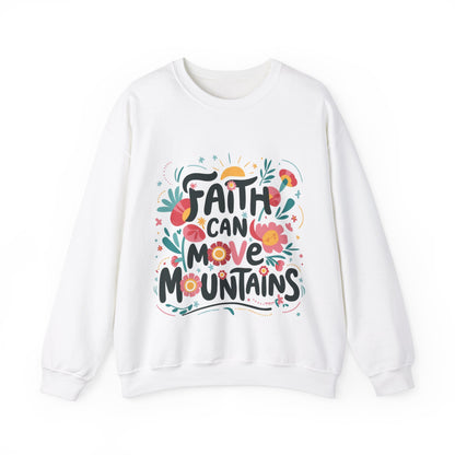 Faith Can Move Mountains, Christian Shirt, Bible Verse Shirt, Christian Comfort Colors, Oversized Jesus Tshirt, Trendy Christian shirt