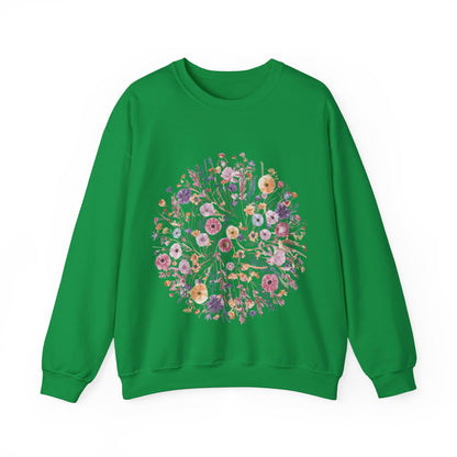 Wildflower Sweatshirt, Flower Sweatshirt, Gift for Women, Ladies Sweatshirt, Flowers Lover Shirt, Wild Flowers Shirt, Floral Sweatshirt