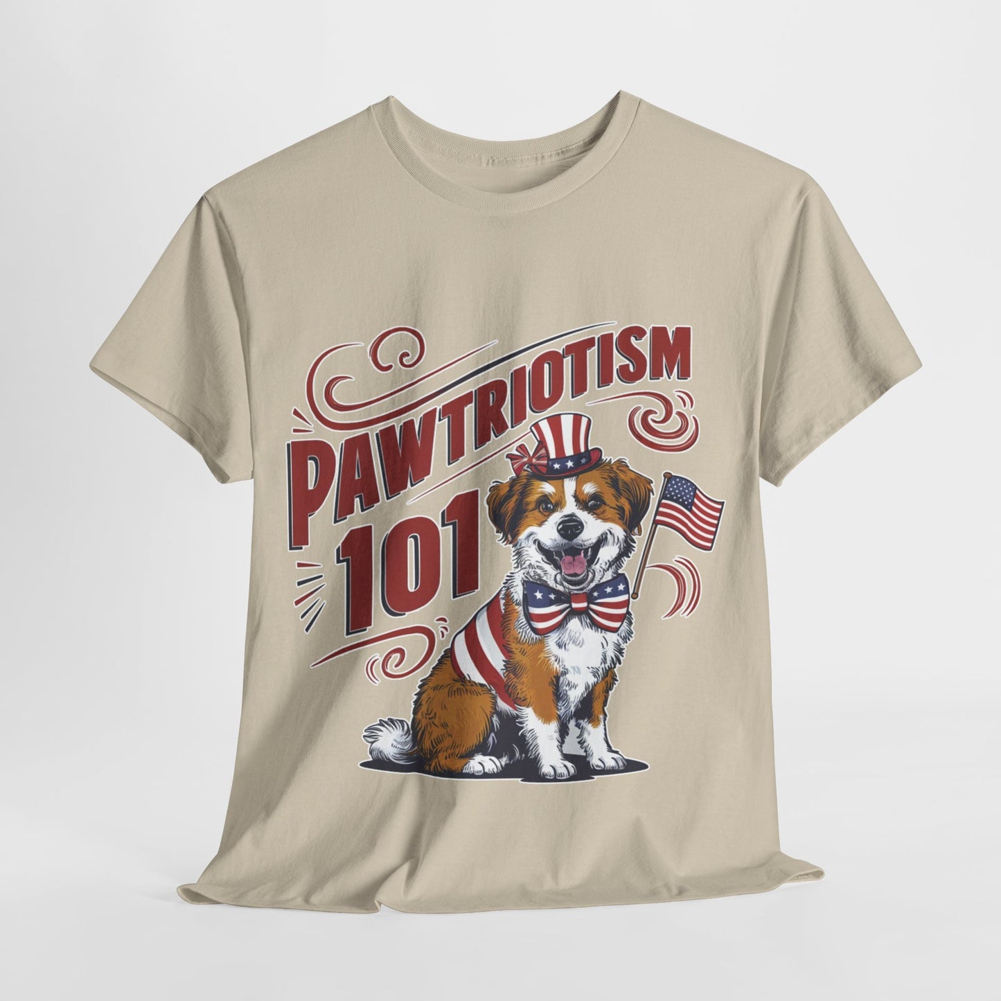 Pawtriotism 101 T-Shirt, 4th of July Shirt, Fourth of July Shirt, American Dog Mama Shirt, Patriotic Dog Mom Shirt, Independence Day