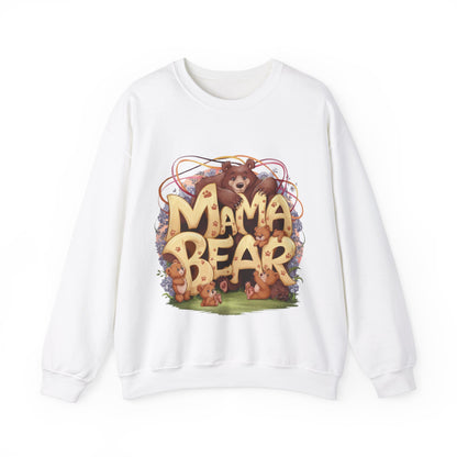 Sweatshirt Mama bear watches 4 children, mother day, new beby.