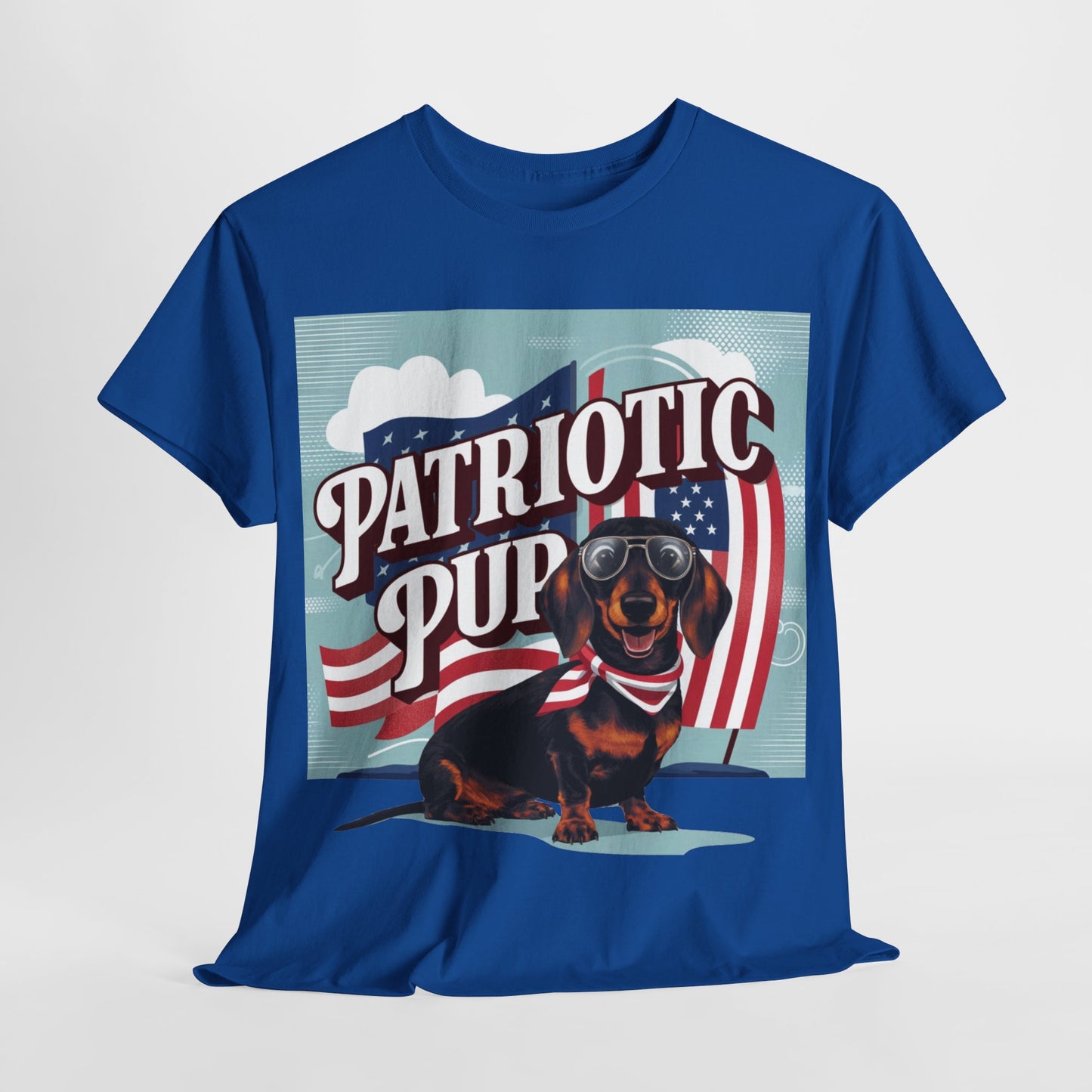 Retro Patriotic Pup T-Shirt, 4th of July Shirt, Fourth of July Shirt, American Dog Mama Shirt, Patriotic Dog Mom Shirt, Independence Day