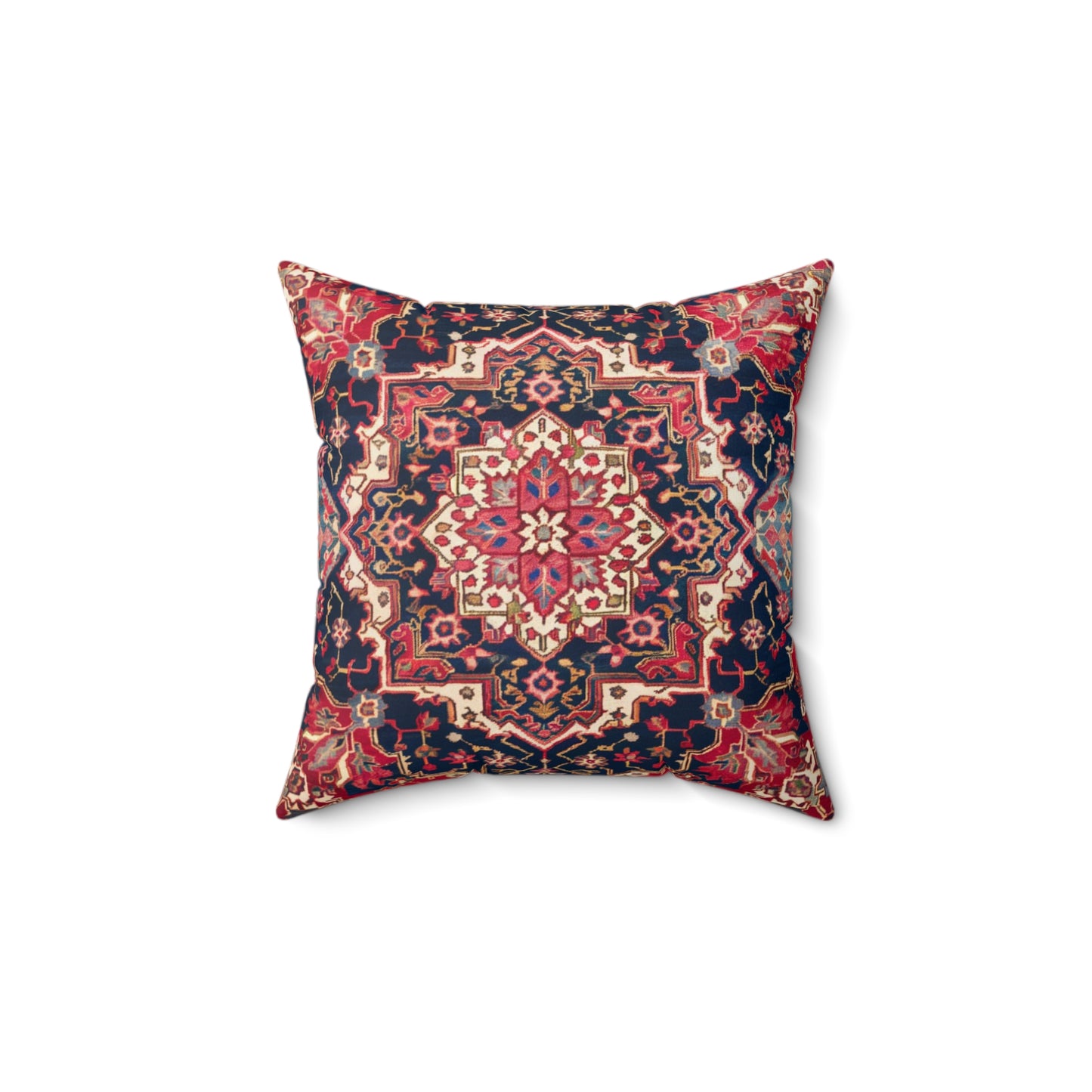 Turkish Rug Style Pillow, Boho Cushion, Moroccan Persian Pillow