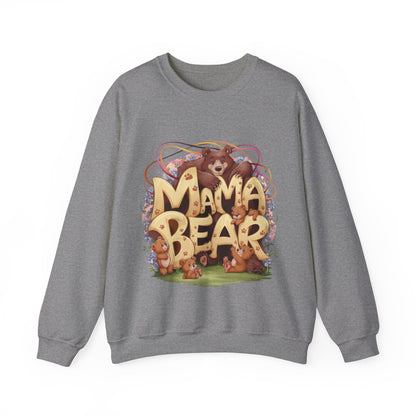 Sweatshirt Mama bear watches 4 children, mother day, new beby.