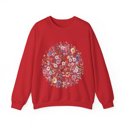 Wildflower Sweatshirt, Flower Sweatshirt, Gift for Women, Ladies Sweatshirt, Flowers Lover Shirt, Wild Flowers Shirt, Floral Sweatshirt