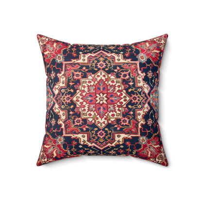 Turkish Rug Style Pillow, Boho Cushion, Moroccan Persian Pillow