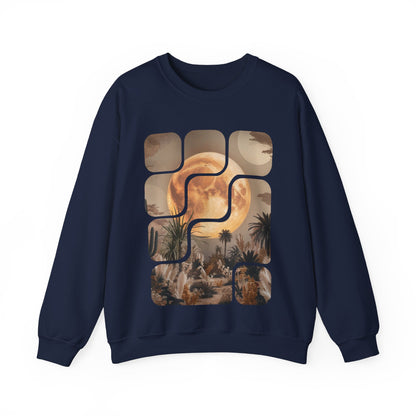 A captivating minimalist and surreal sweatshirt