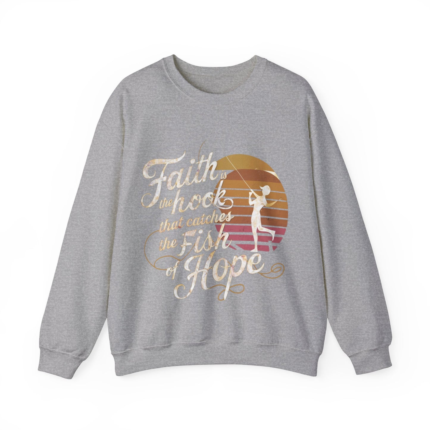 Hope's Catch: Faith-Inspired Sweatshirt