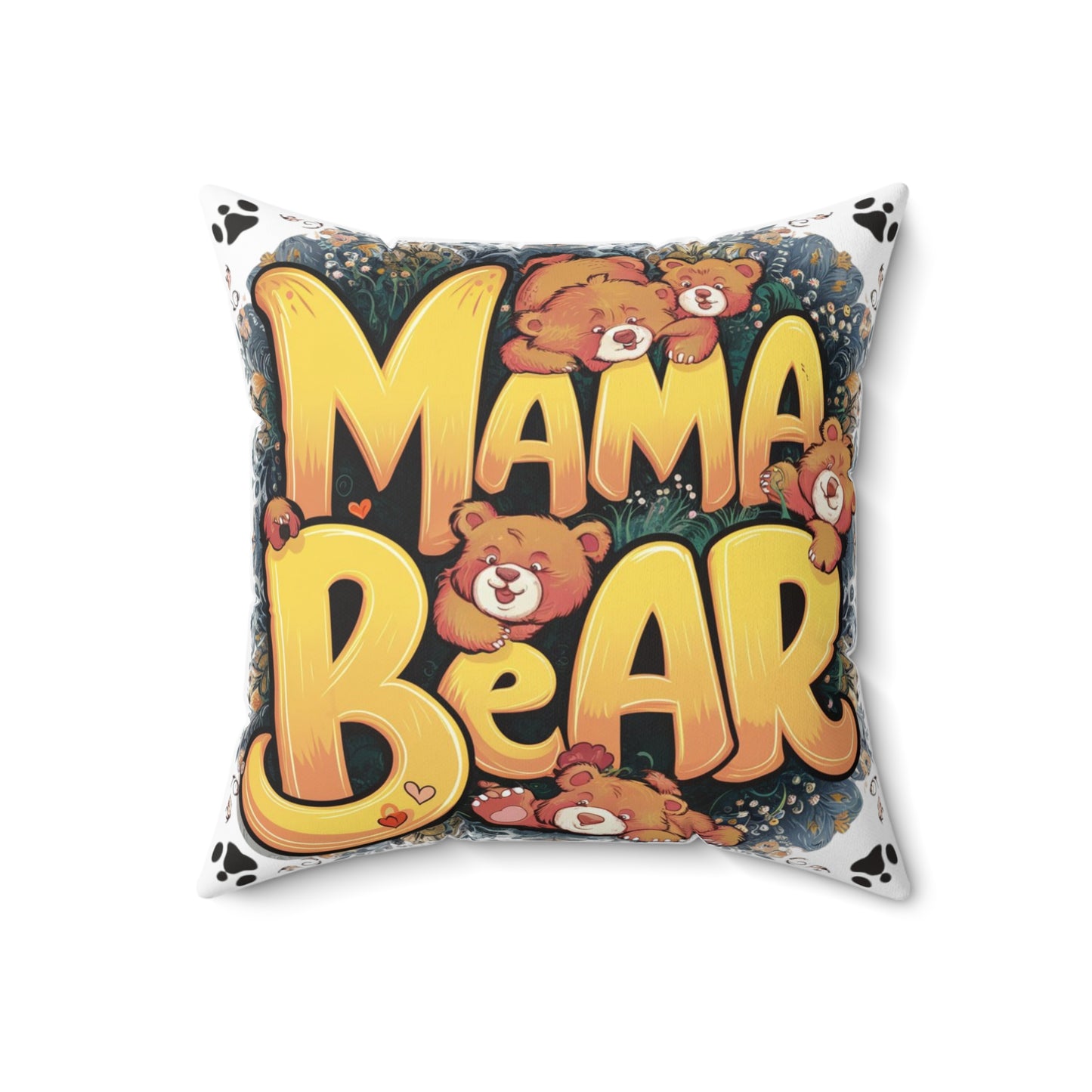 Pillow Mama bear with cubs, mother day, new beby.