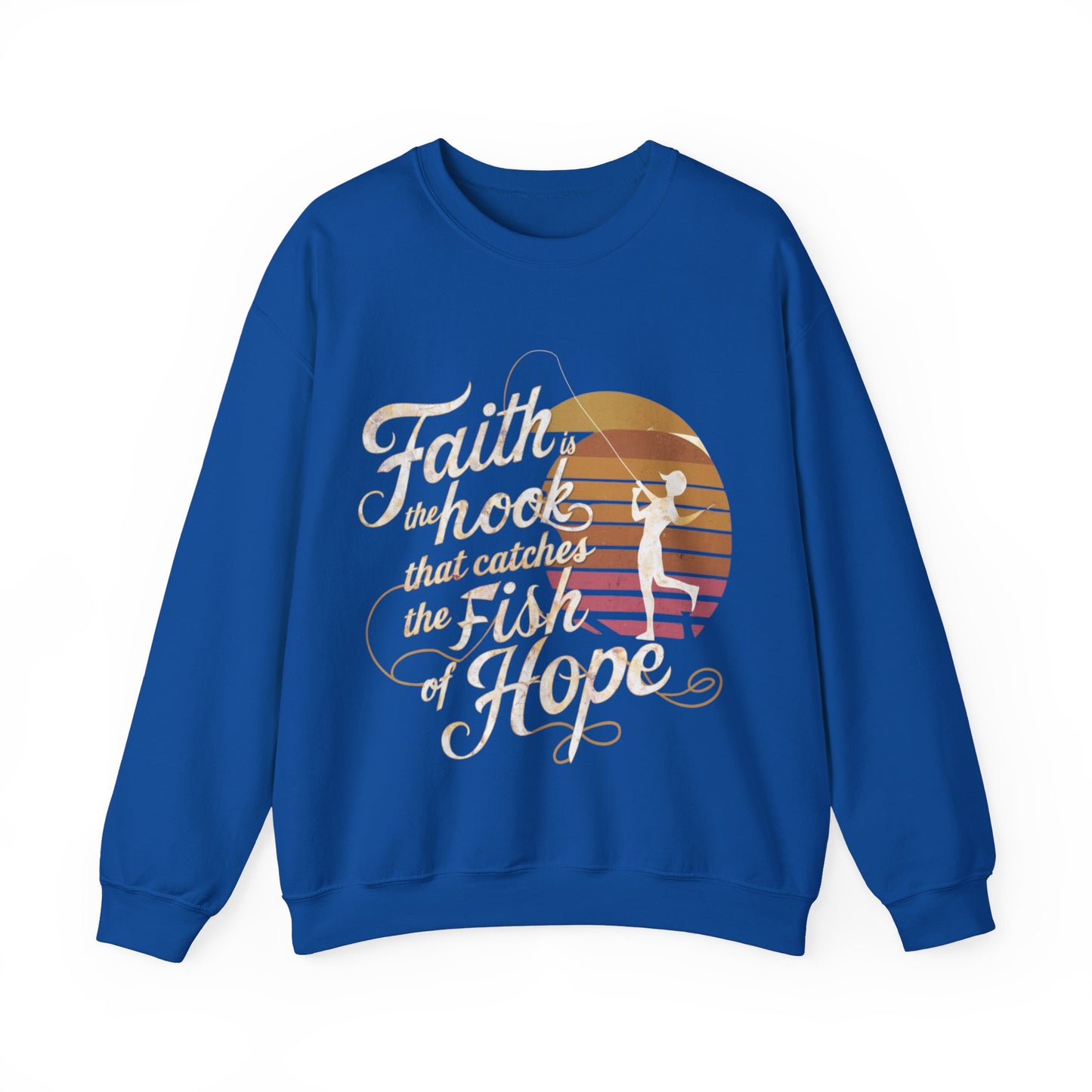 Hope's Catch: Faith-Inspired Sweatshirt