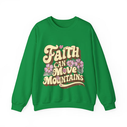 Faith Can Move Mountains, Christian Shirt, Bible Verse Shirt, Christian Comfort Colors, Oversized Jesus Tshirt