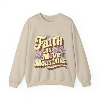 Faith Can Move Mountains, Christian Shirt, Bible Verse Shirt, Christian Comfort Colors, Oversized Jesus Tshirt