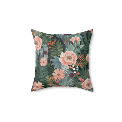 Bohemian Floral Throw Pillow - Spring/Summer Collection