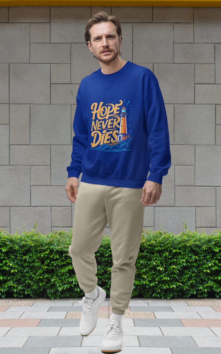 Beacon of Hope: 'Hope Dies' Sweatshirt"