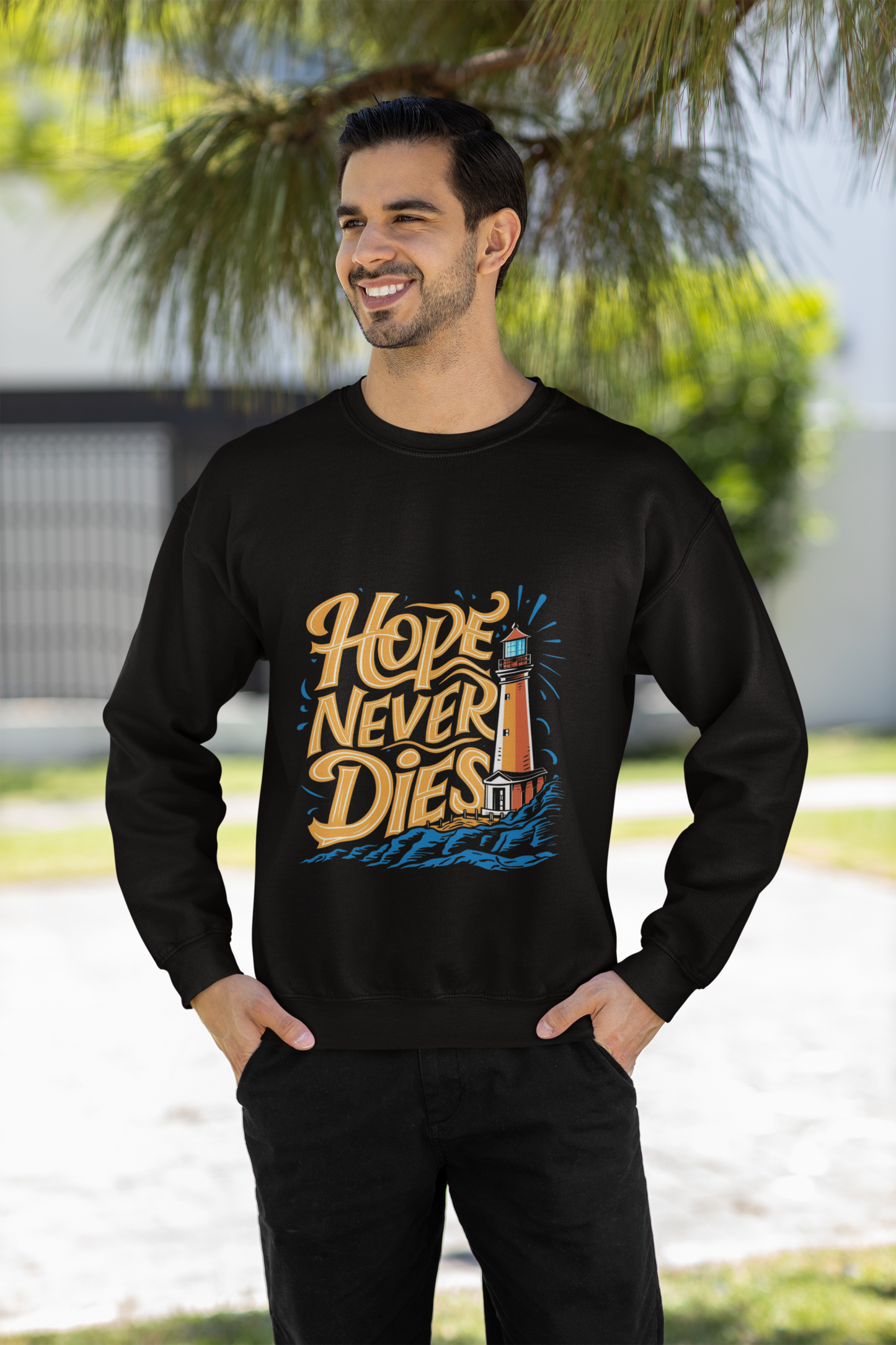 Beacon of Hope: 'Hope Dies' Sweatshirt"