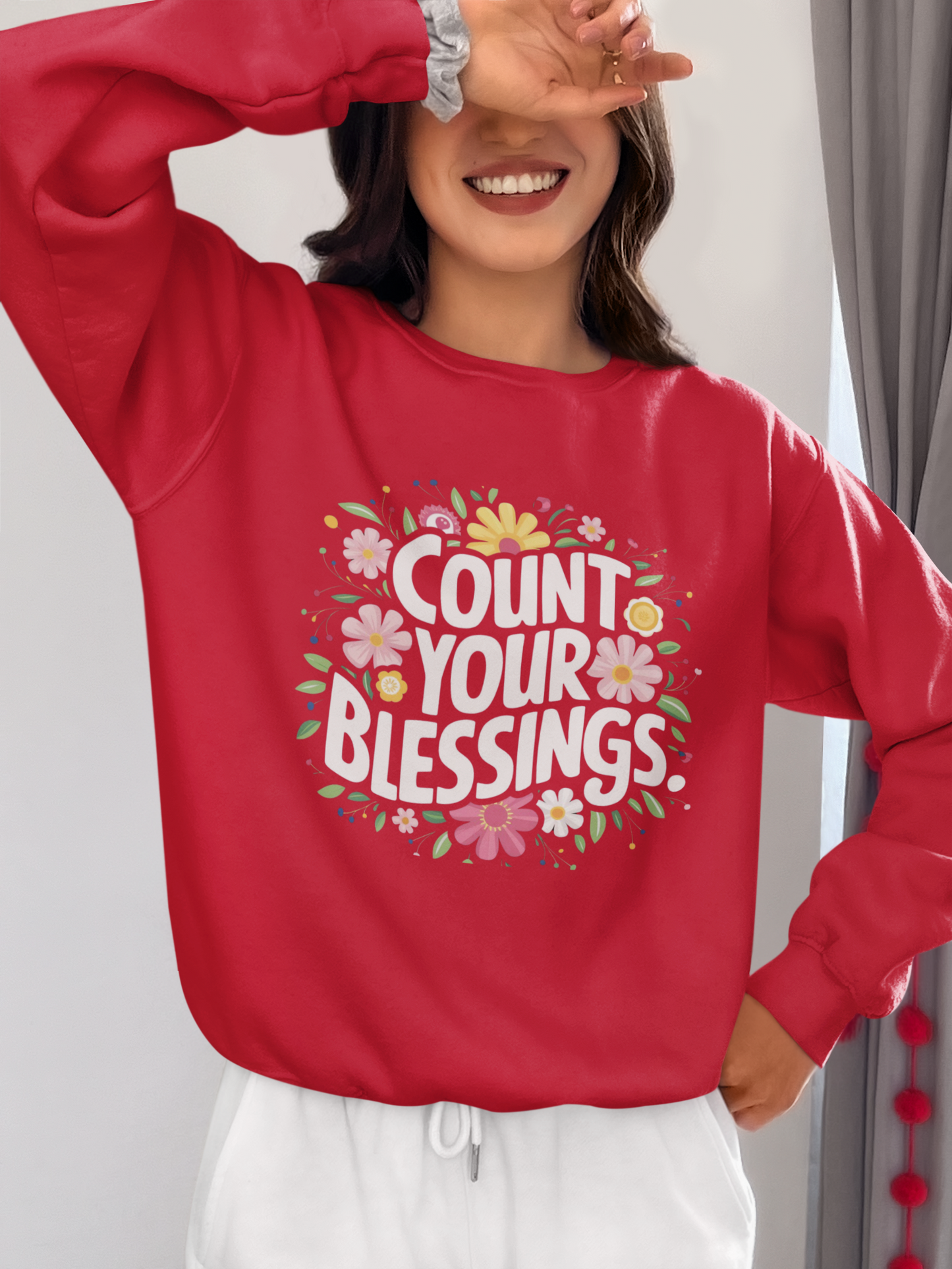 Blessings Bloom Floral Sweatshirt